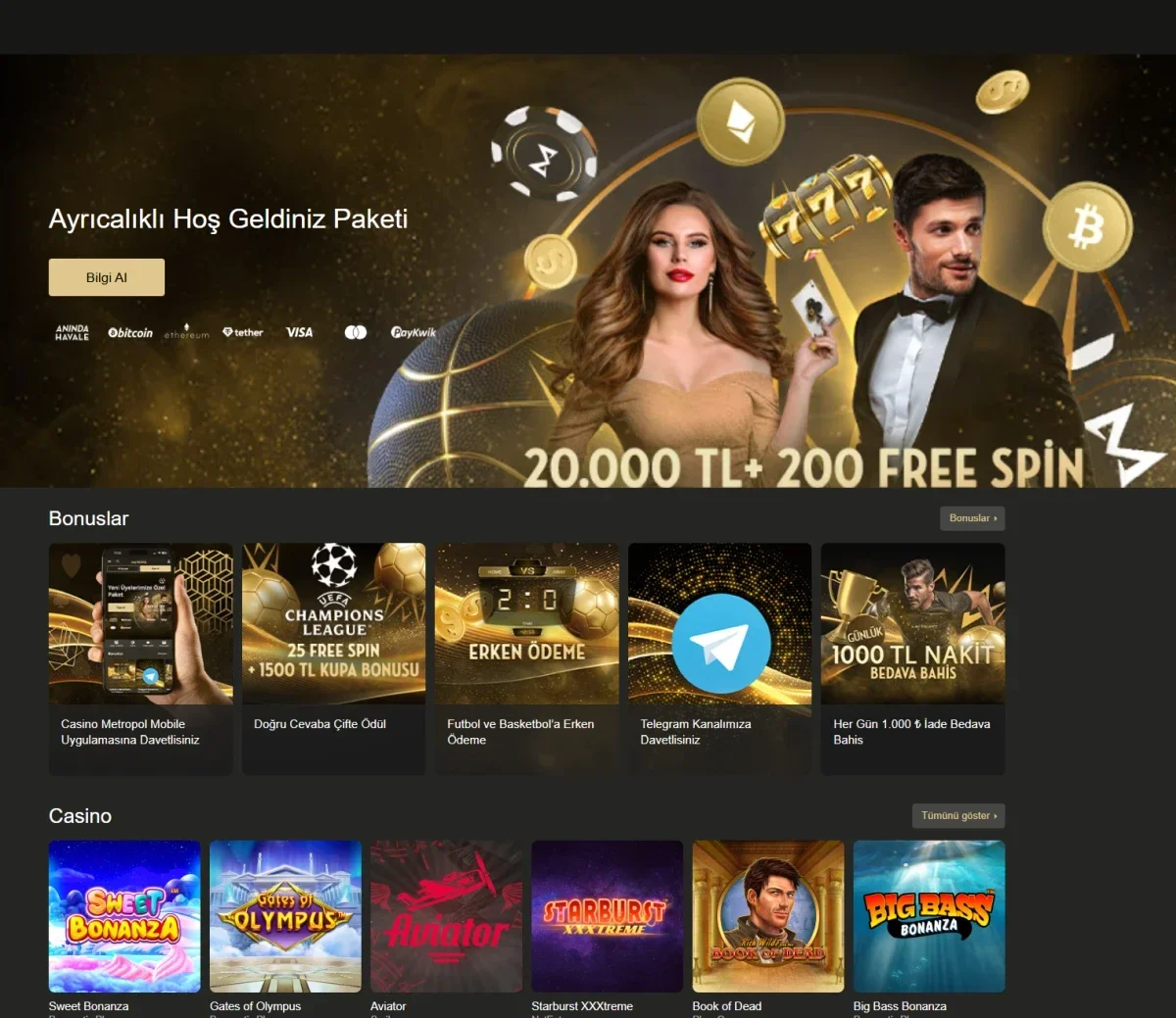 Casino Metropol ekran görüntüsü